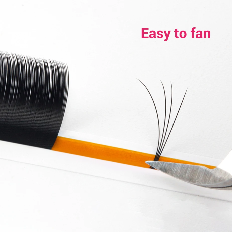 ODM OEM korean eyelash extensions handmade blooming eyelash Korean PBT soft fiber lash extensions wholesaler worldwide shipping