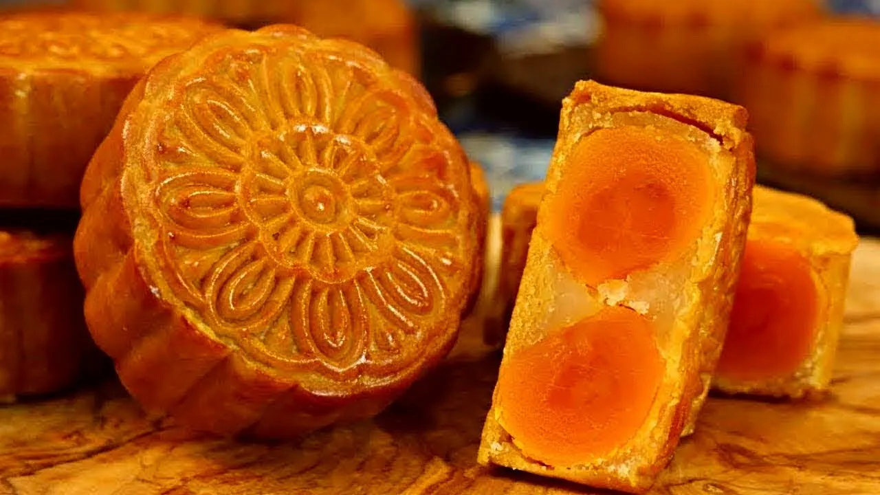 Снежная кожа Лунный пирог Лотос лунные пирожные с солеными яичными желтками +