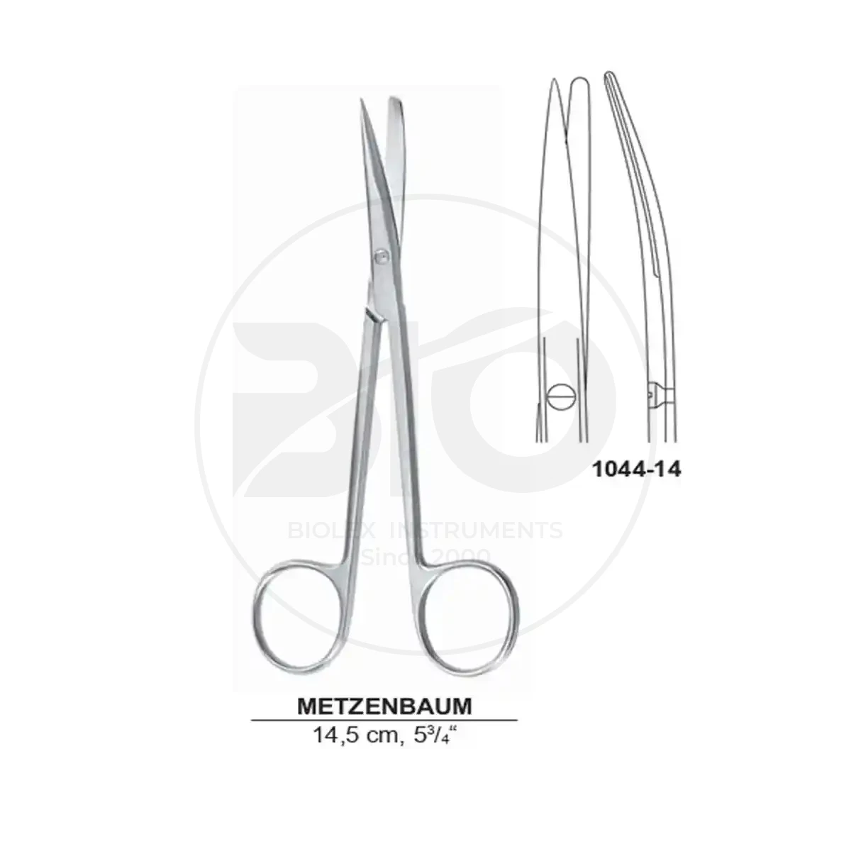 High Quality Mayo Dissecting Scissors 18cm Surgical Metzenbaum Scissors Straight One Serrated Blade
