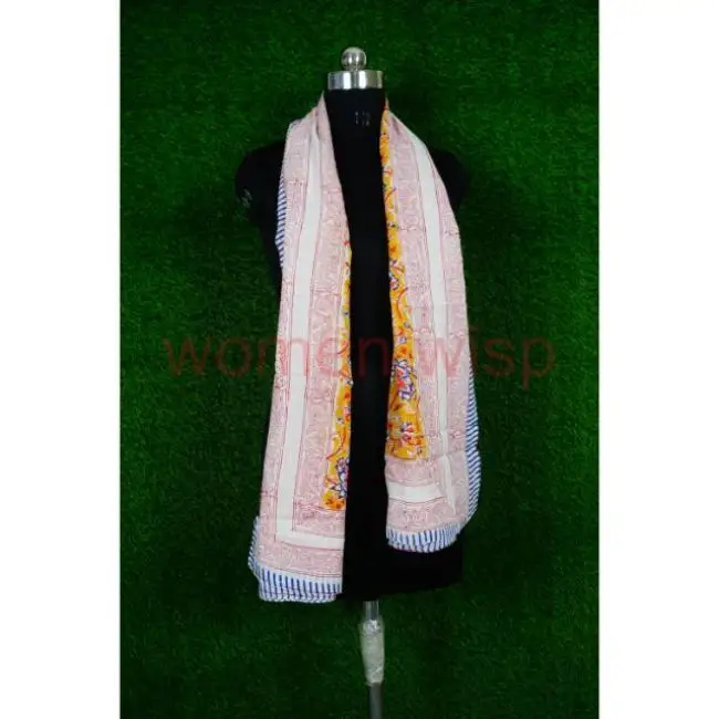 Custom Print 100% cotton cover up sarong women beach sarong pareo