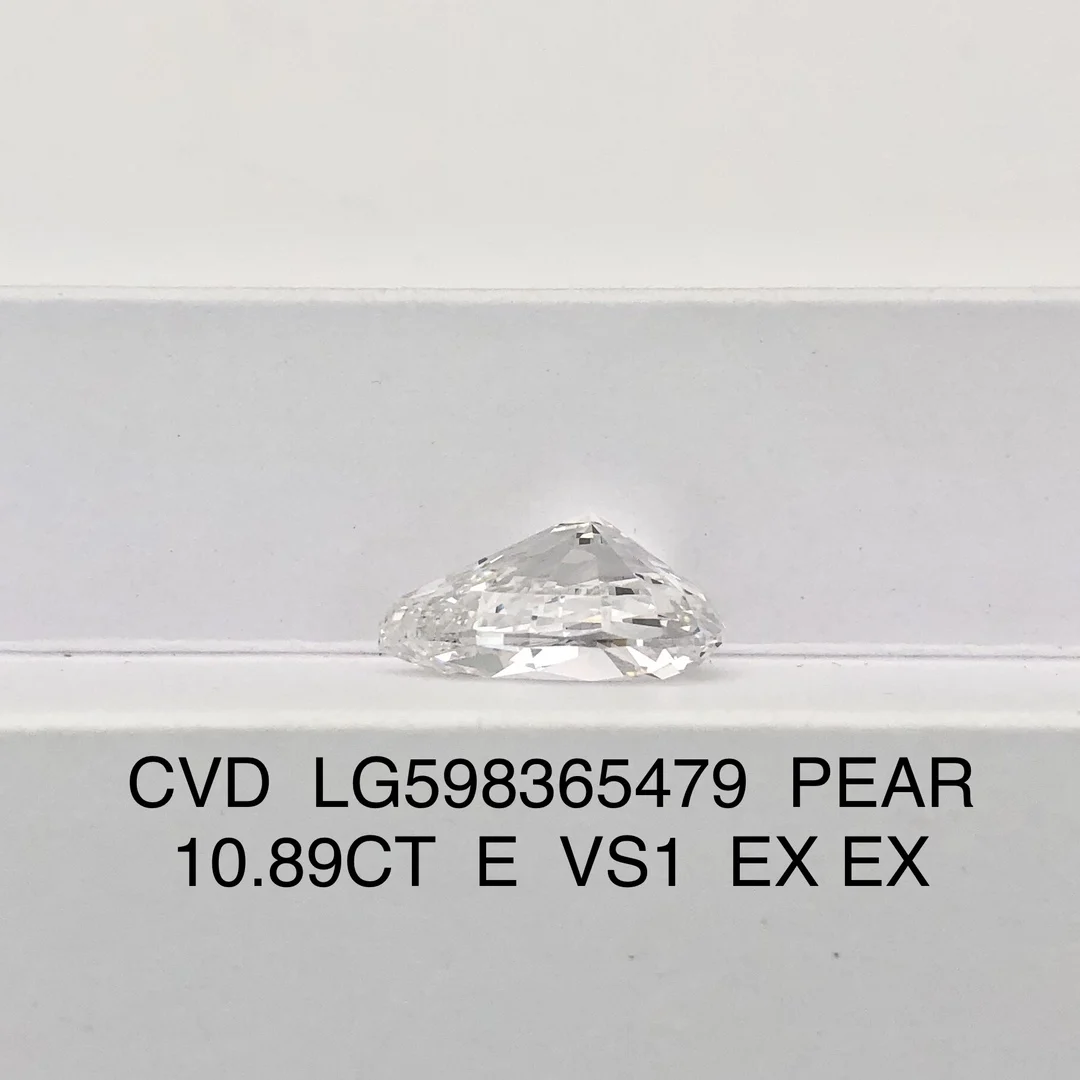 1ct 1.5ct 2ct 2.5ct Pear Lab Diamond IGI Certified Fancy Cut HPHT CVD Pear Shape Lab Grown Diamond