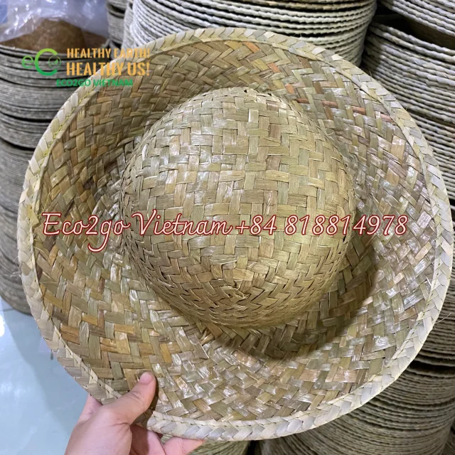 NATURAL STRAW SUMMER WOMEN HAT/STRAW WITH CUSTOM LOGO/STRAW HAT FOR MEN FROM ECOGO VIETNAM