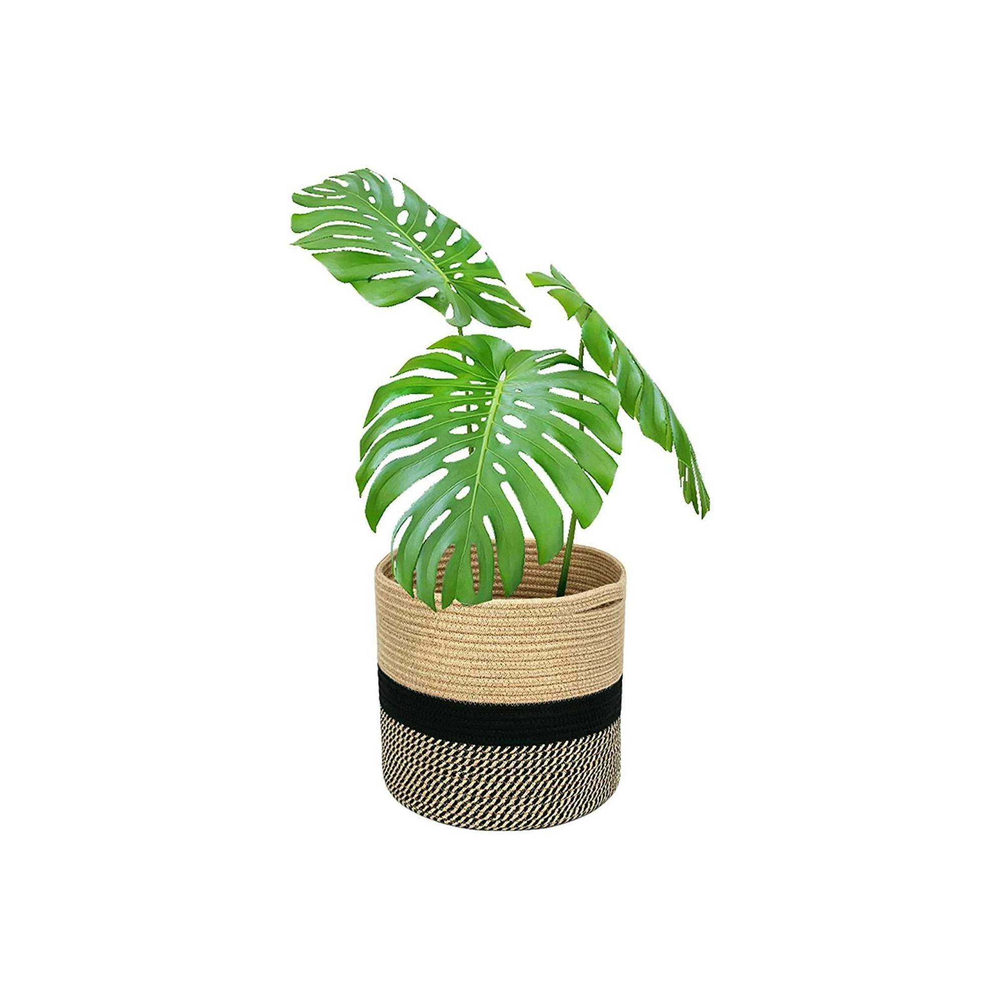 Handmade Jute Basket High Quality Export Oriented Modern Woven Basket Potted Home Decor Jute Planter Basket From Bangladesh