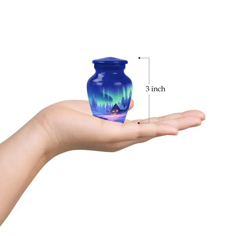 Northern Lights Urns For Human Ashes Cremation For Ashes For Adults Funeral Custom Memorials Urns for Male