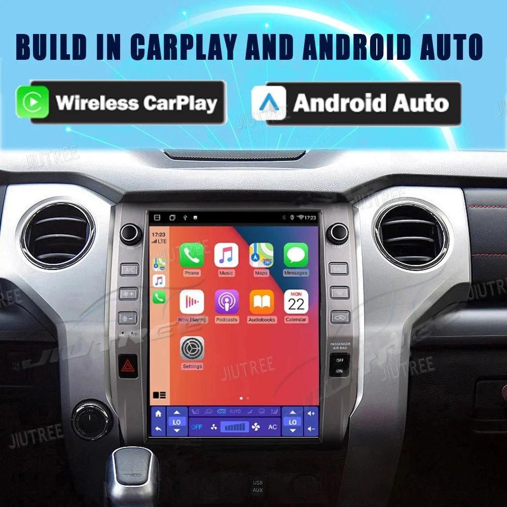 12.1 Inch  Android 13  For Toyota Tundra 2014-2020 GPS navigation Car Multimedia Player Stereo Receiver Radio Wireless CarPlay