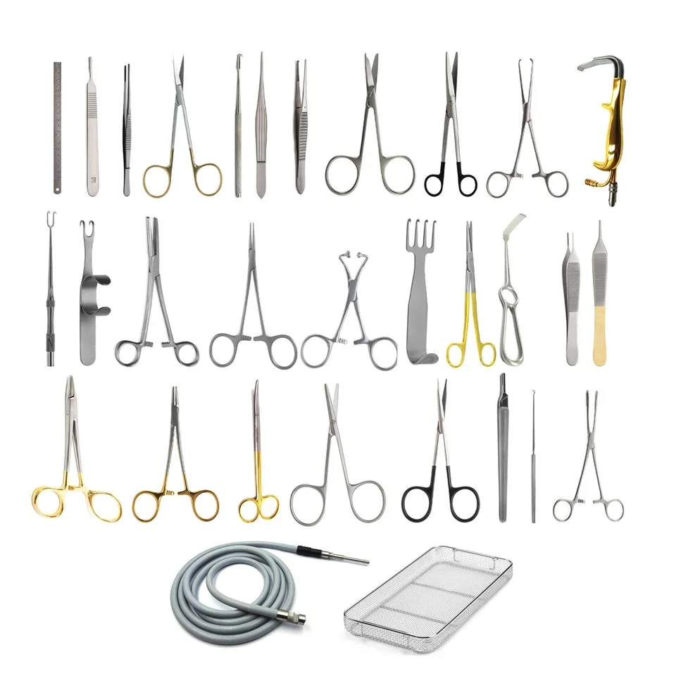 Brand New Plastic Surgery Set Of 31 Instruments High Quality Plastic Surgery Instruments High Quality Products