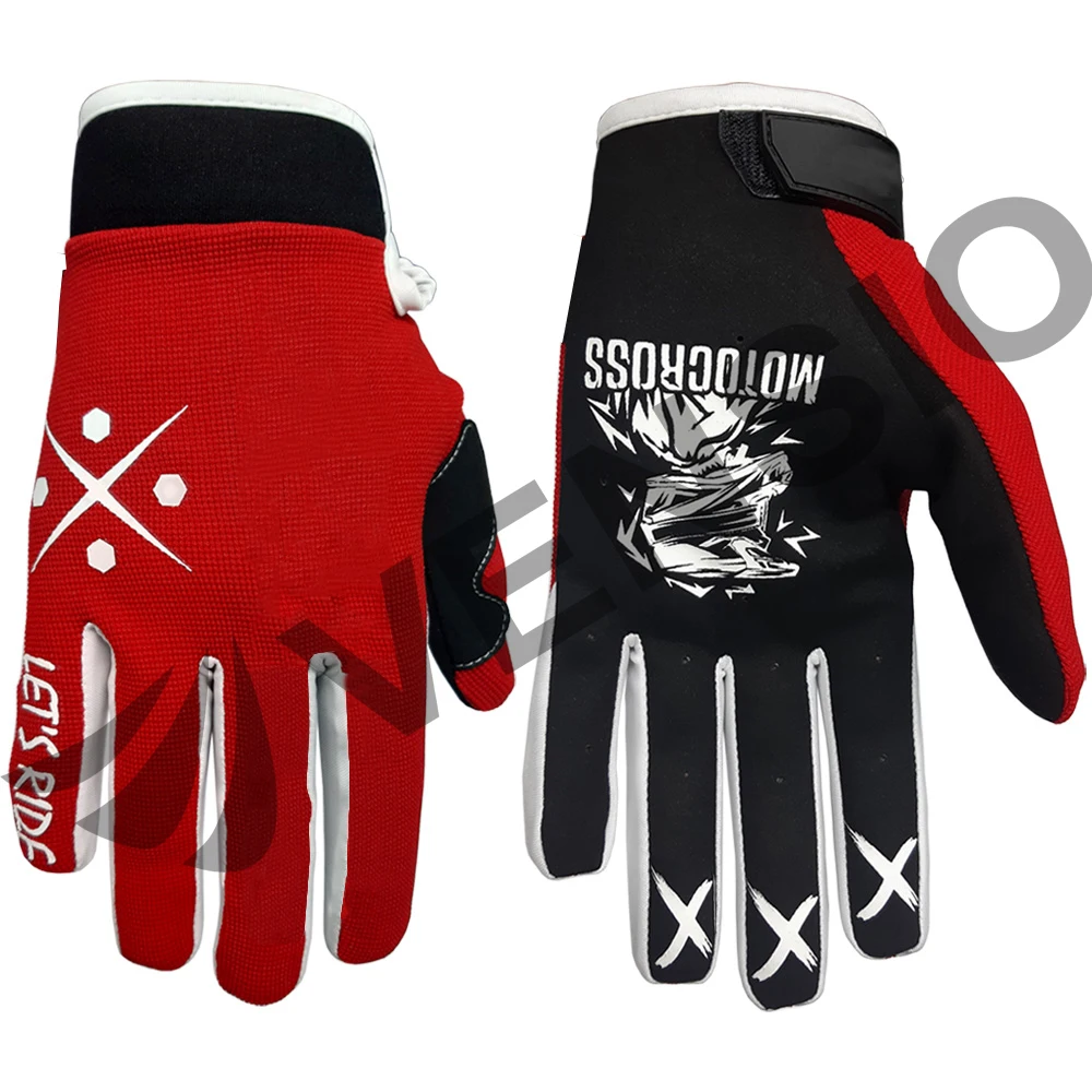 Custom Touch Screen Motocross Racing Gloves Motorcycle Riding Bike Gloves Cycling MX Dirt Bike Off-road Mountain Bicycle Gloves