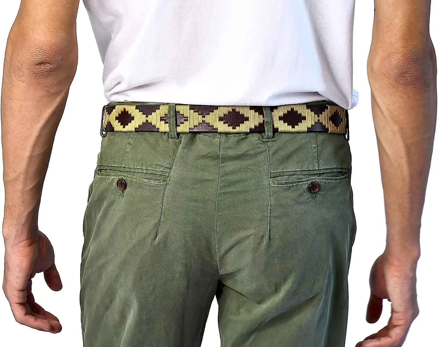 IBERIA Custom Wholesale Premium Hi Quality Luxury Genuine Leather Polo Belts For Men/women