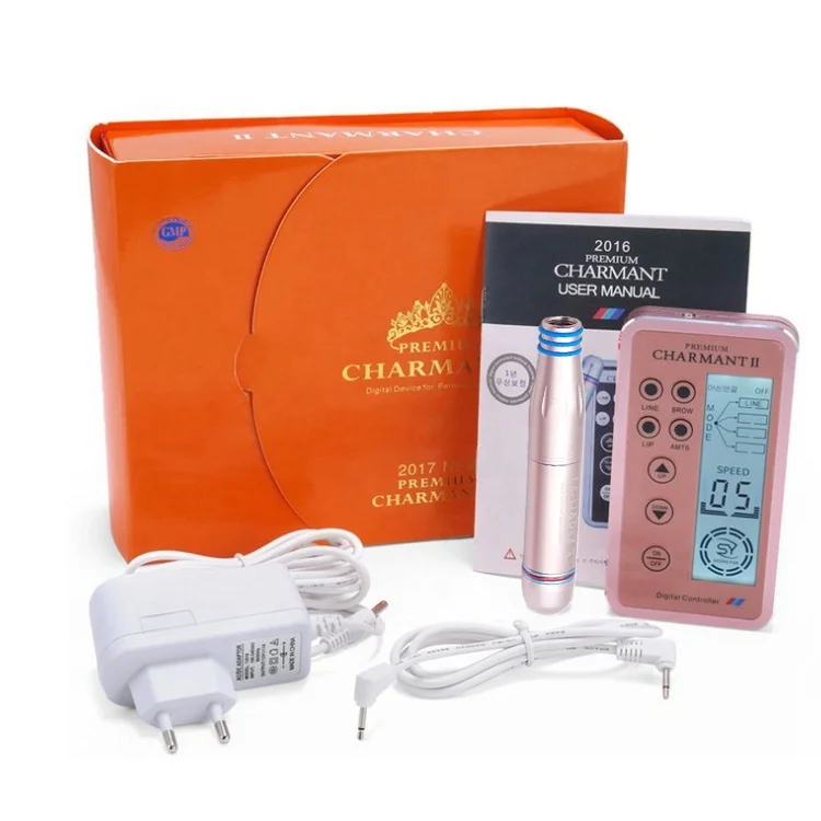 Wholesale Professional Charmant 2 Digital Control Semi Permanent Makeup Tattoo Machine Gun Kits