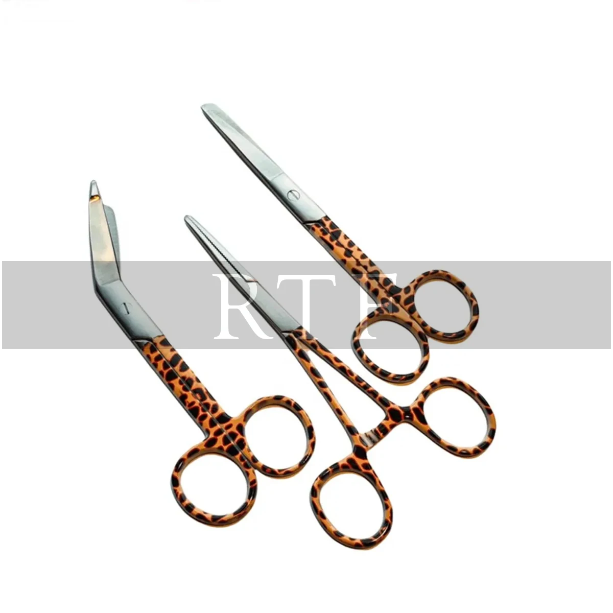 Nurse scissors Set Pink With White Dots Homeostatic Scissor Nursing Care  Medical scissors set for Nurses by Raw To Fine