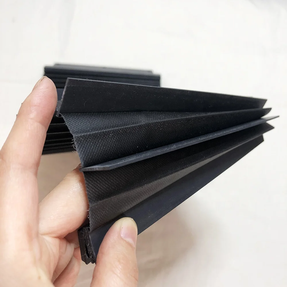 Cylinder machine fireproof nylon fabric rubber sleeve protective rubber bellows for machinery