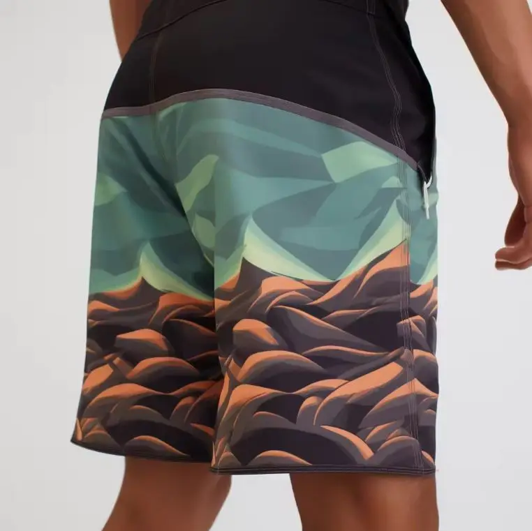 Elastic Waist Nylon Designer Beach Hombre Board Shorts Custom Sports Surfing summer Board Shorts Board Shorts For Men