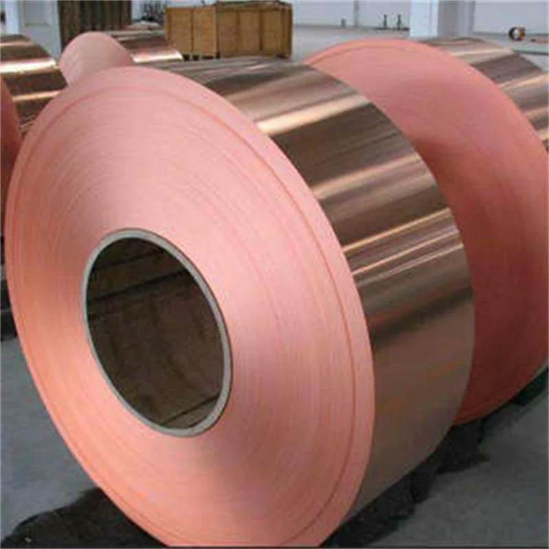Best C2600 C2680 C2700 C2800 Red Copper Roll 0.1 Welded High Purity Copper Strip