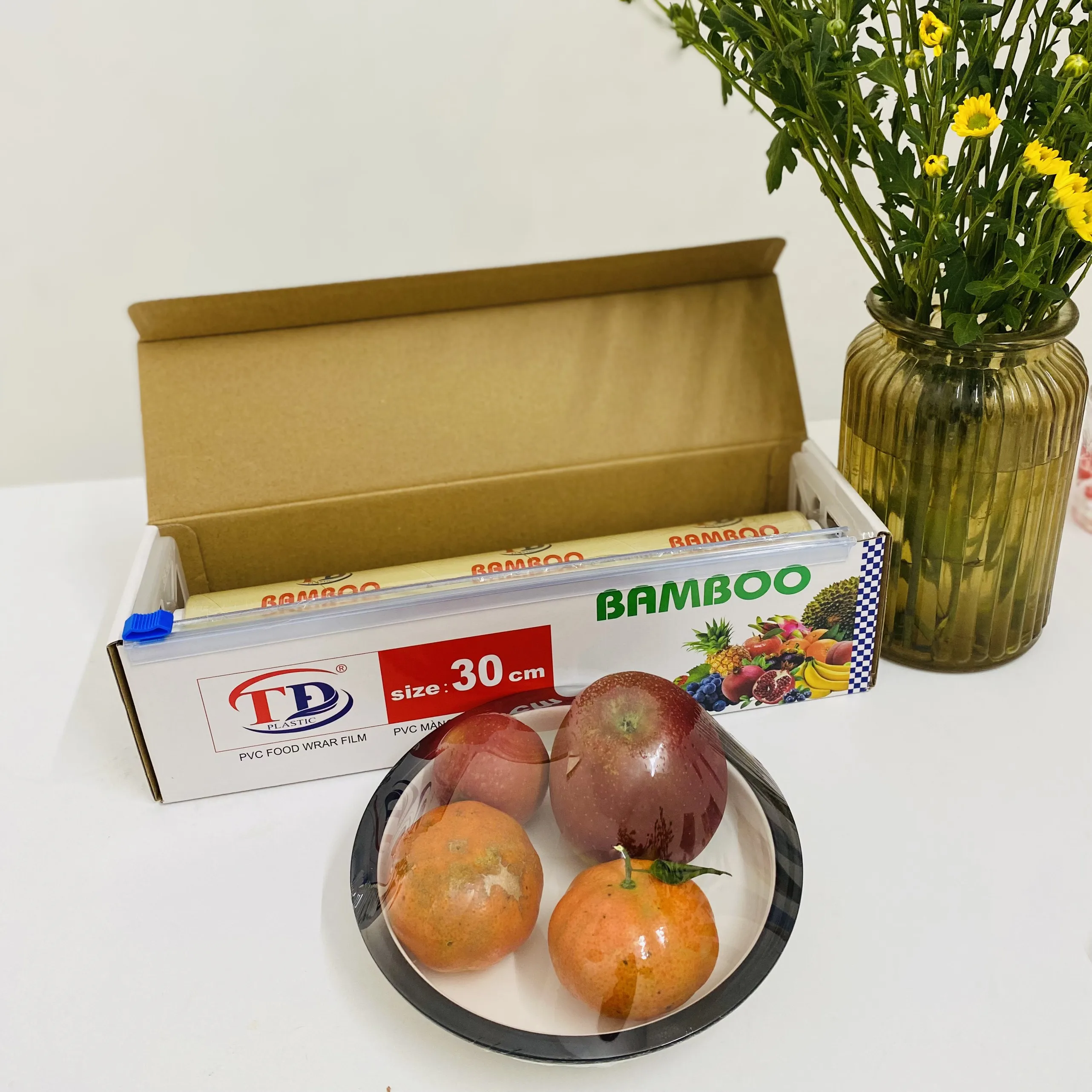Hot sale Best Quality Food Grade Fresh Keeping Anti-fog Packaging Wrap pvc Cling Film Jumbo roll for Supermarket Packing Food