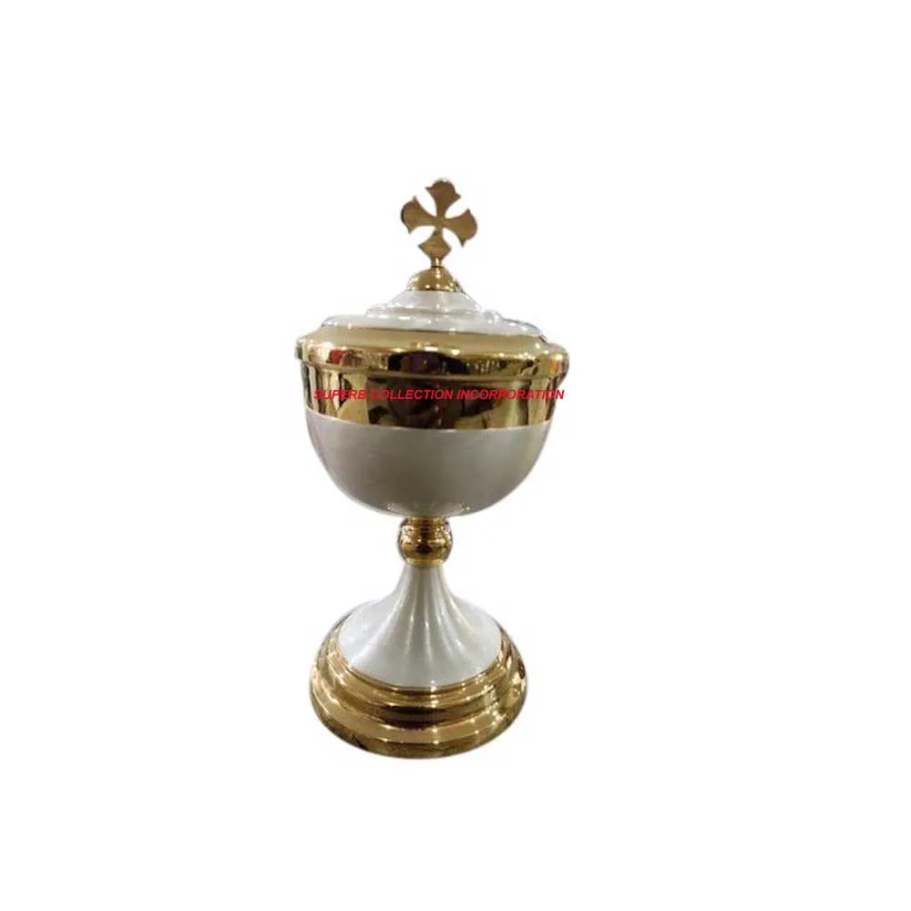 Gold and White Brass Ciborium Wholesale and Suppliers