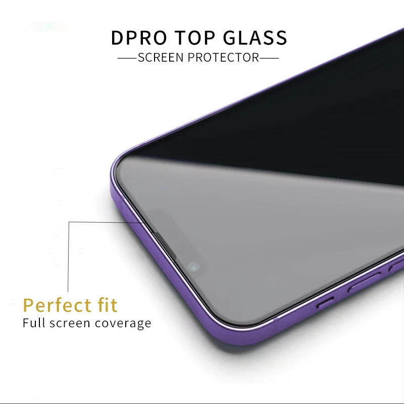 OG Tempered Glass Screen Protector For Iphone 14 13 12 11 Pro Max X Xs Xr 6 7 8 Plus 2.5d Silk Printing 9h Clear Protective Film