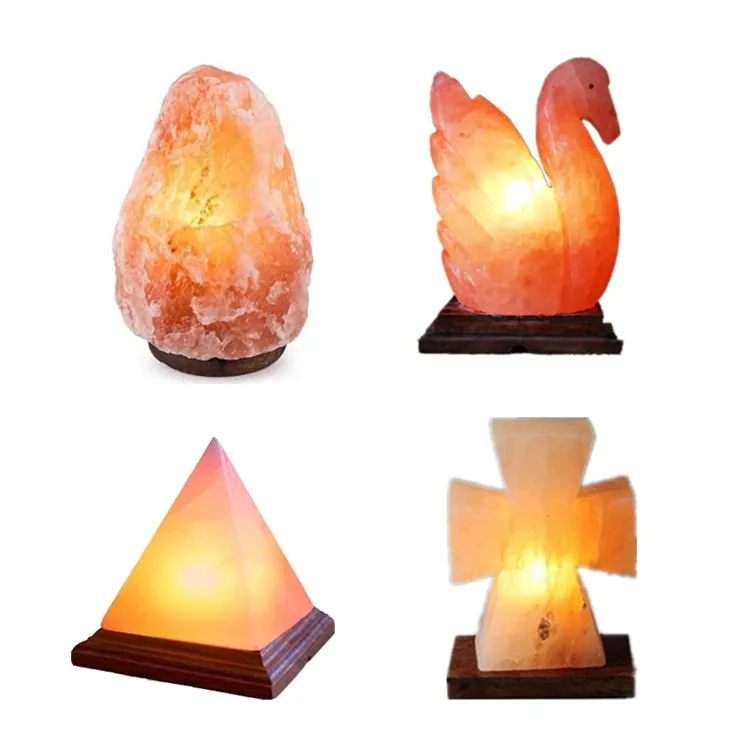Premium Quality Hand Carved Red Light Therapy Lamp Natural Himalayan Rock Salt Lamp Elegant Home Decoration