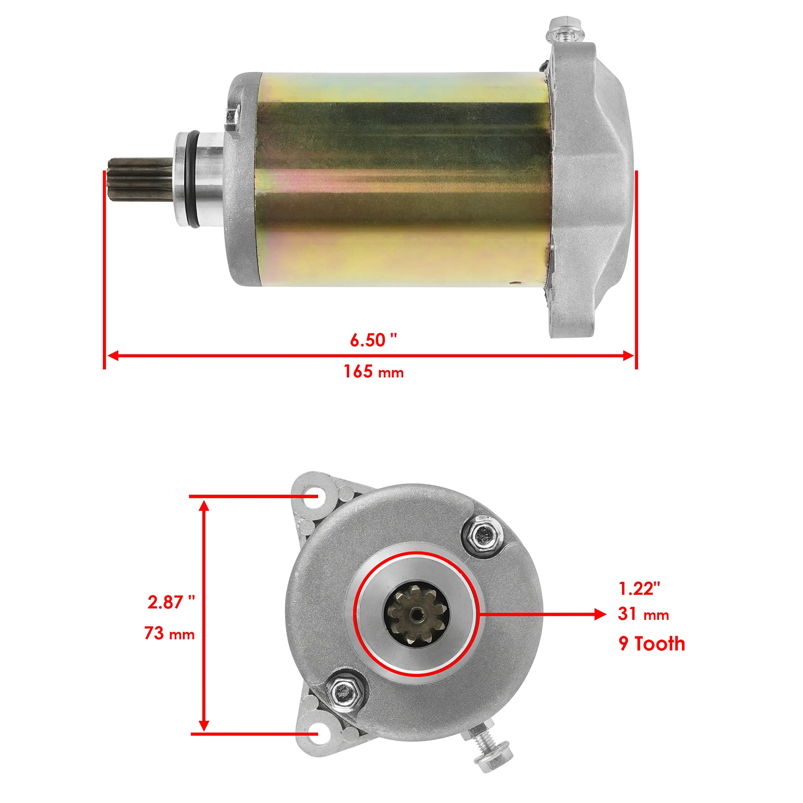 Factory Supply Motorcycle Starter Motor For Motorcycle Gz250 Gz 250 1999 2000 2001 2002 2003 2004