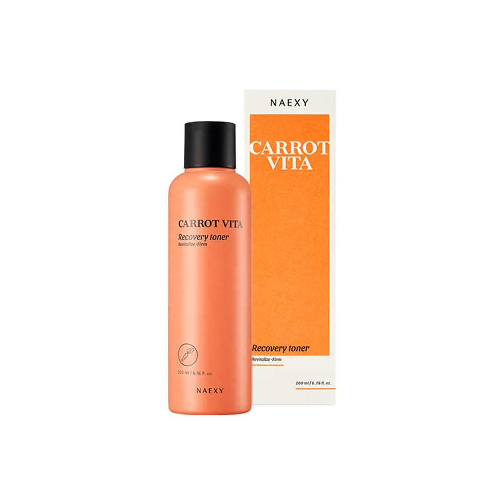 NAEXY Carrot Vita Recovery Toner 200ml the First Step to Clean and Smooth Skin New Best Selling Good Item
