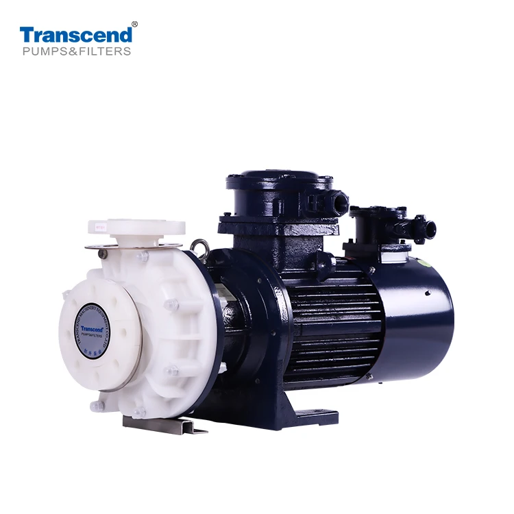 Transcend Fluoroplastic Material Transfer Pump High Flow Rate Caustic Soda Corrosion Resistance Centrifugal Magnetic Pump