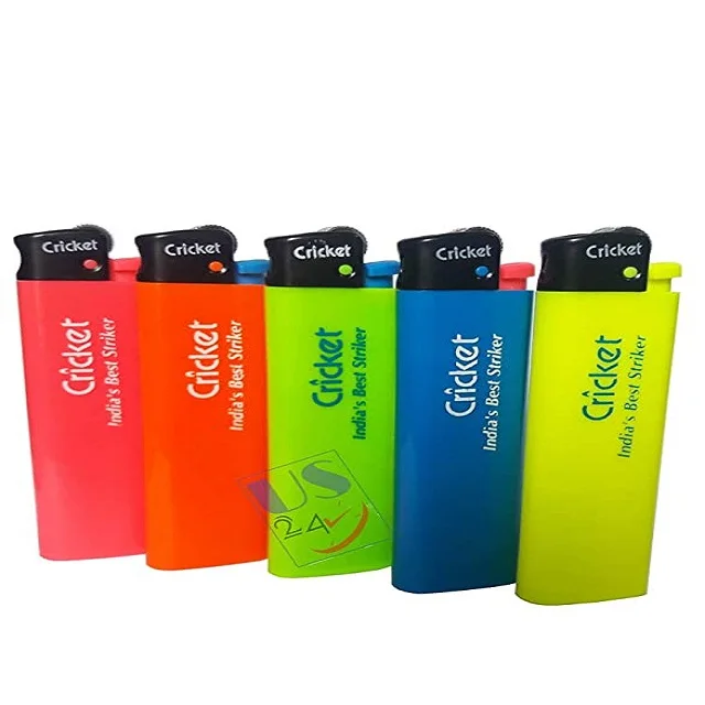 Original Colored Disposable/Refillable Cricket Lighter With Wholesale Price