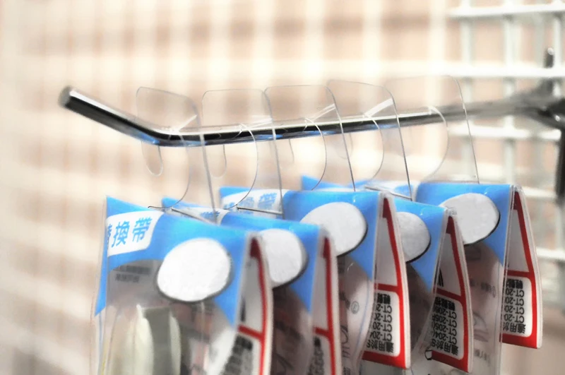 PET Adhesive Hang Tabs for Store Retail