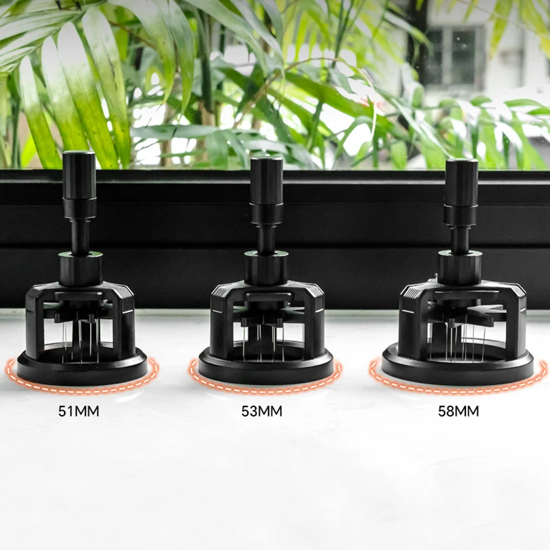Barista Tools Rotating Powder-Spreading Coffee Needle Distribution Tool Rotary Magnetic Dispersing Coffee Needle Distributor