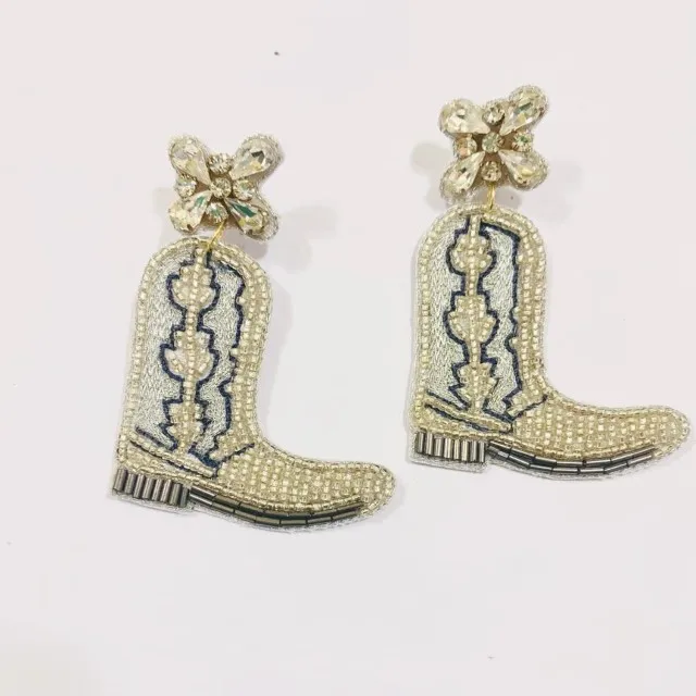 Exclusive Range of Luxurious Party Collection Fashion Jewelry With Rhinestones Glass Beaded Stud Earrings, Dangle Earrings