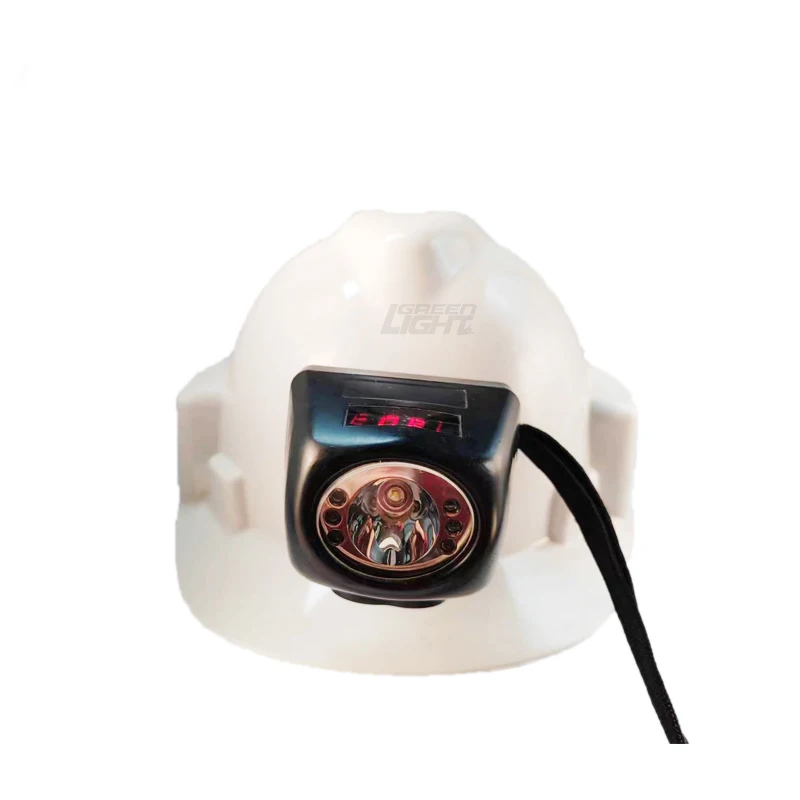 Kl4.5lm Digital Safety Cap Lamp Led Mining Lamp 4.5Ah Rechargeable Miners Helmet Lamp Headlamp for Industrial
