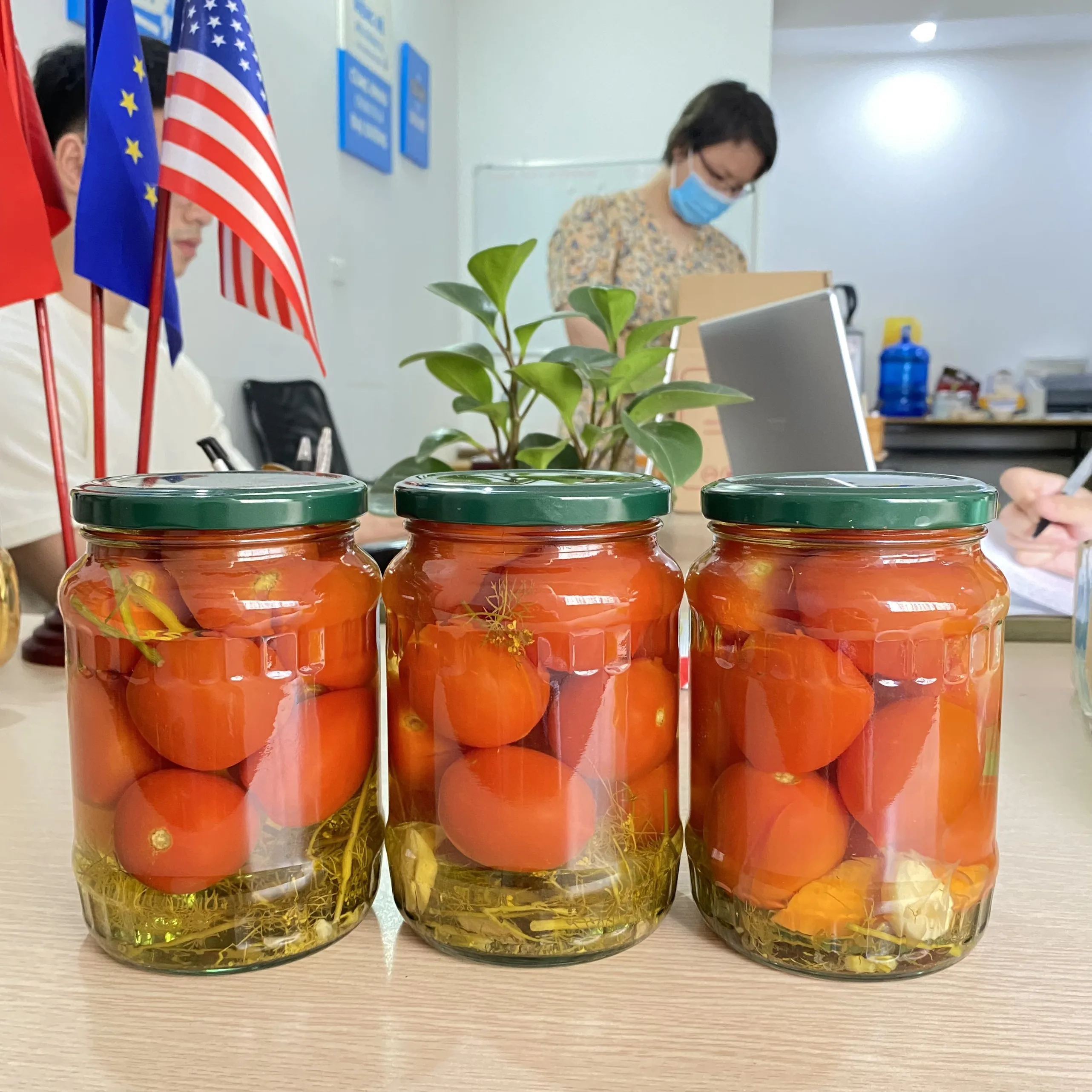 VIETNAM Pickled Tomatoes/ Pickled Whole Cherry Tomato In Vinegar With 720 Marson Jar