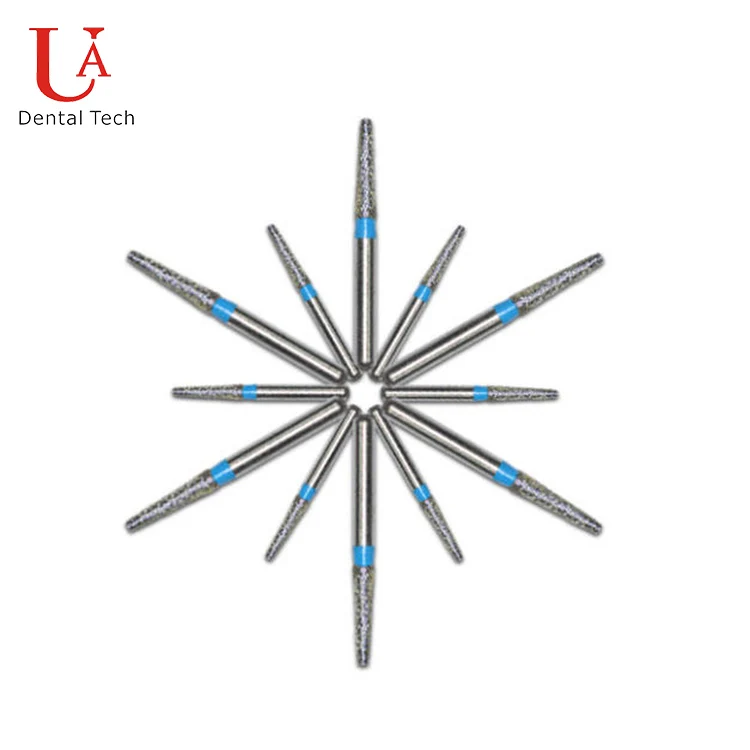 Quality Guaranteed 5pcs high speed standard handle Chinese FG Diamond Coated Dental Burs