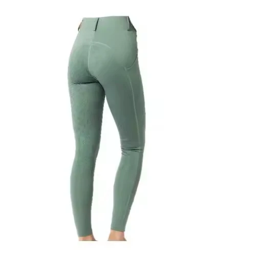Super Soft Horse Riding Sports Equestrian Women Full Seat Anti Slip Breeches Horseback Riding Tights With Loops