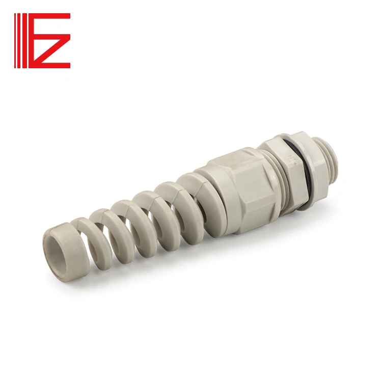 PG7 Cable Gland Spiral Gland Strain Relief Wire Protection Cable Gland Connector
