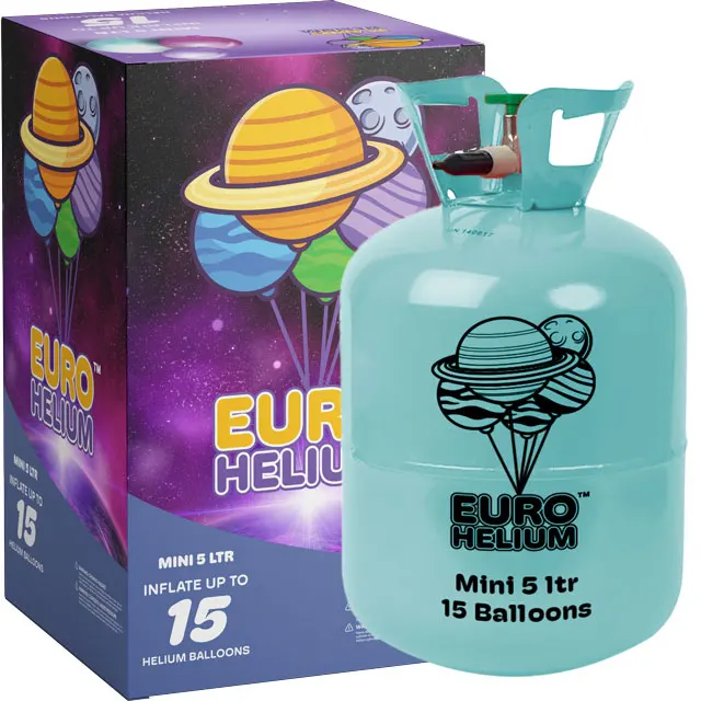 Factory Direct Supply Made in Europe 5L Essential Balloon Gas Disposable Balloon Helium Gas Cylinders for Sale