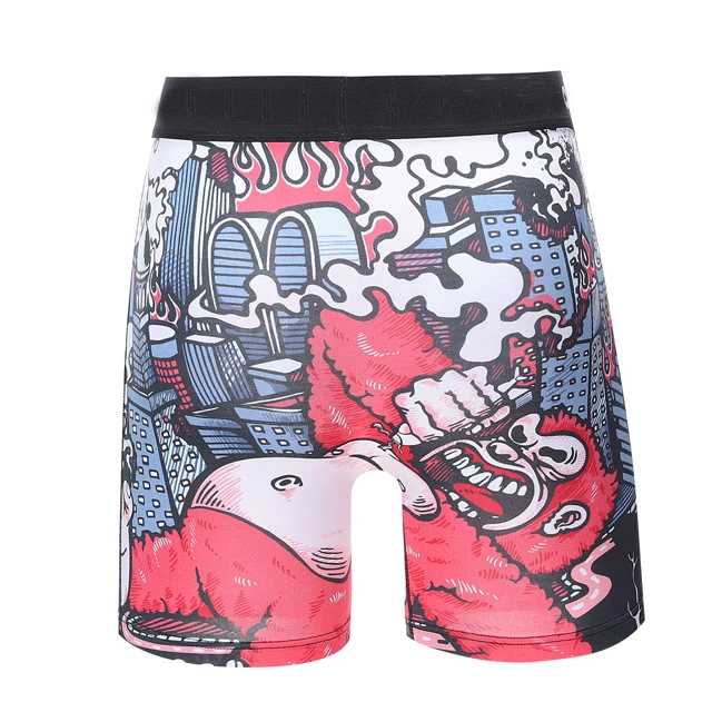 Colored Striped Boxers For Men High Quality Woven Cotton Home Shorts Casual Loose Plus Size Underwear Men Sexy