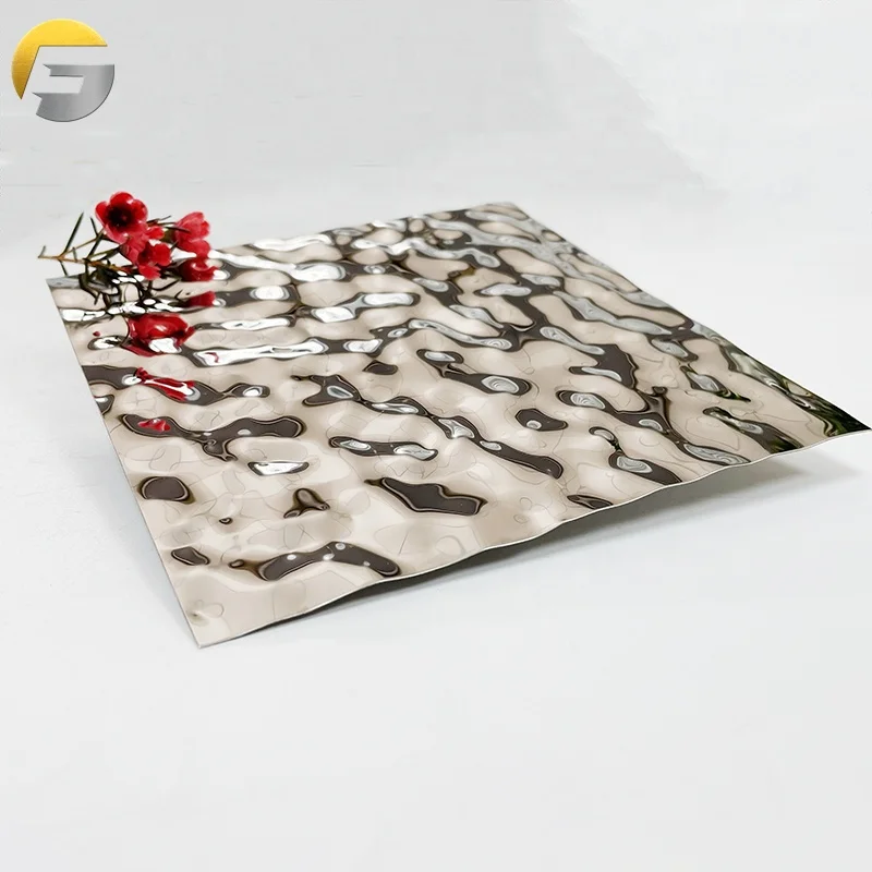 Рельефный лист из нержавеющей стали ZE177 с серебряным покрытием