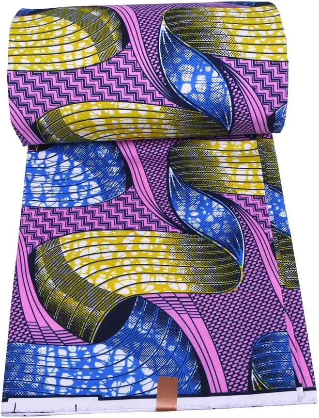 100% Cotton Wax Print Batik Fabric Mixed Designs Stock Ready Item Indian Textiles for African Market High Quality Vibrant Design