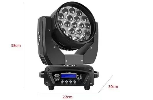 fast ship sharpy light 230W 7R beam 230 moving head light Wash 19x15 Rgbw Moving Wash Club Disco Stage Light