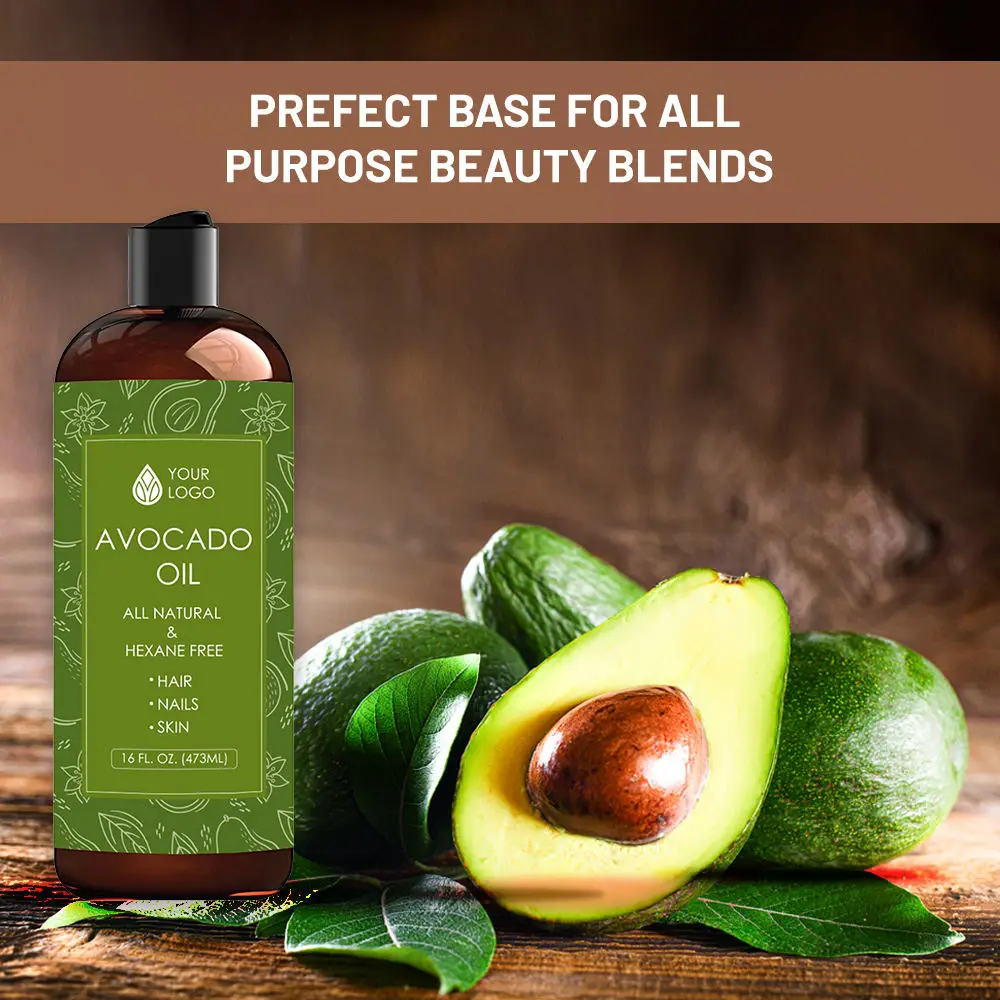 Bulk Avocado Body oils Manufacturer Wholesale Organic Avocado oil 100% Pure for Skin