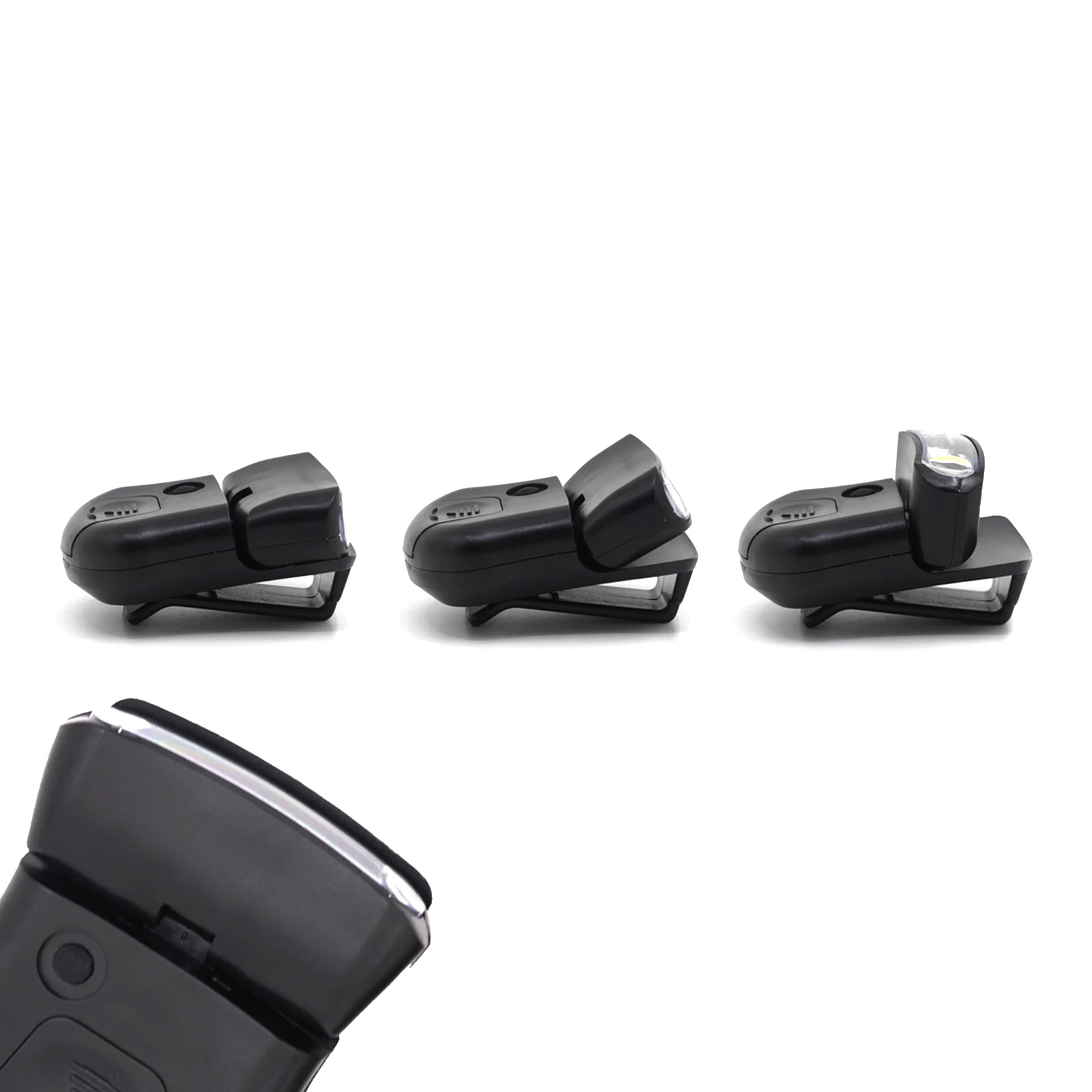 LED Portable COB Headlamp Hard Hat Accessories Outdoor Camping Hiking Walking Working White 6000-6500k Black HYUGA