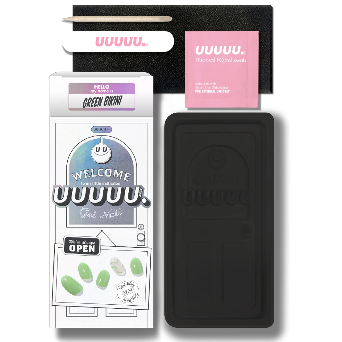 Korean 100% Real Salon Quality Press on gel nails Gel Nail sticker manicure Wholesale Certified