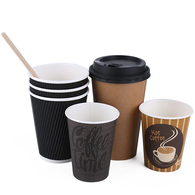 Food grade paper cups pniene hot coffee packaging paper cups