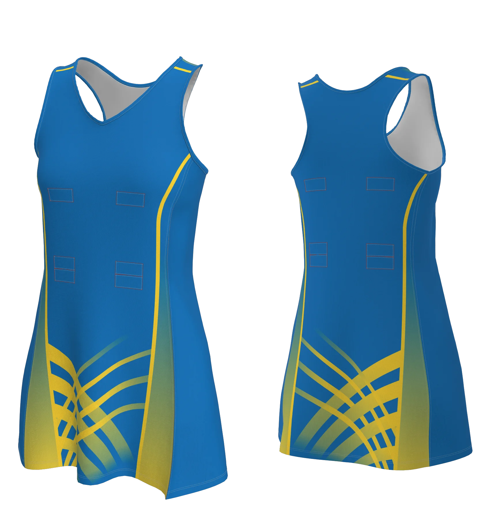 OEM Sublimation Printing Netball Uniform with Quick Dry Fabric custom design for women