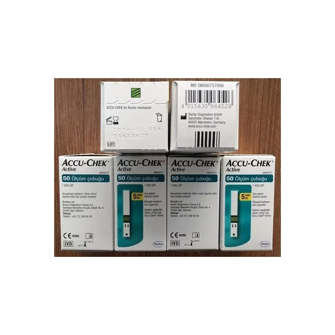 Высококачественные тест-полоски для определения сахара в крови Accu chek Active диабетиков