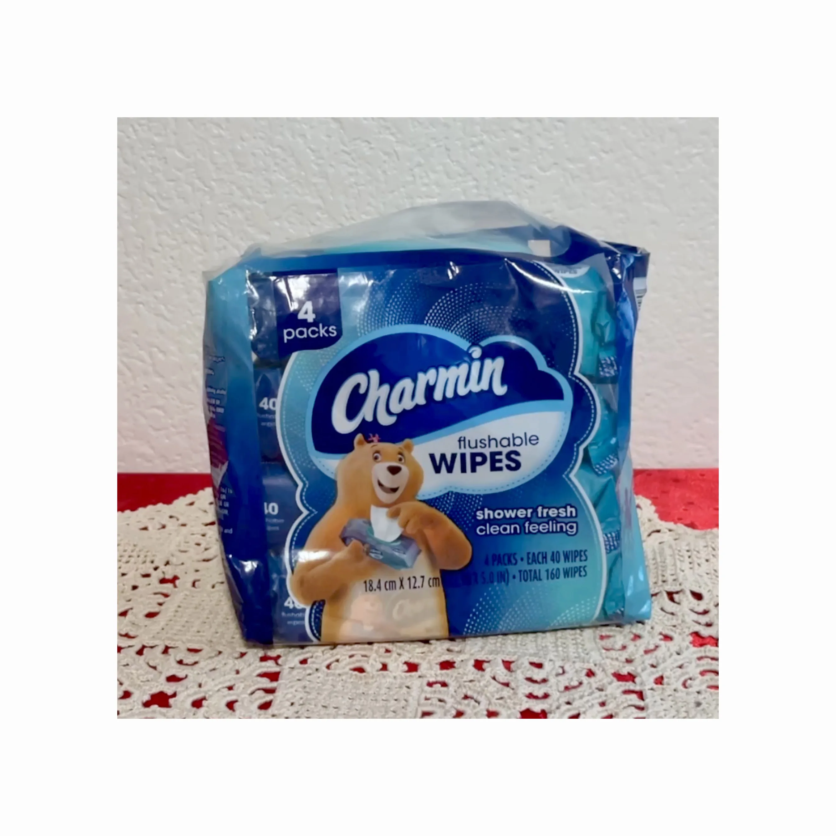 Char-min Flushable Wipes Refill, Twin Pack, 80 ea (Pack of 2