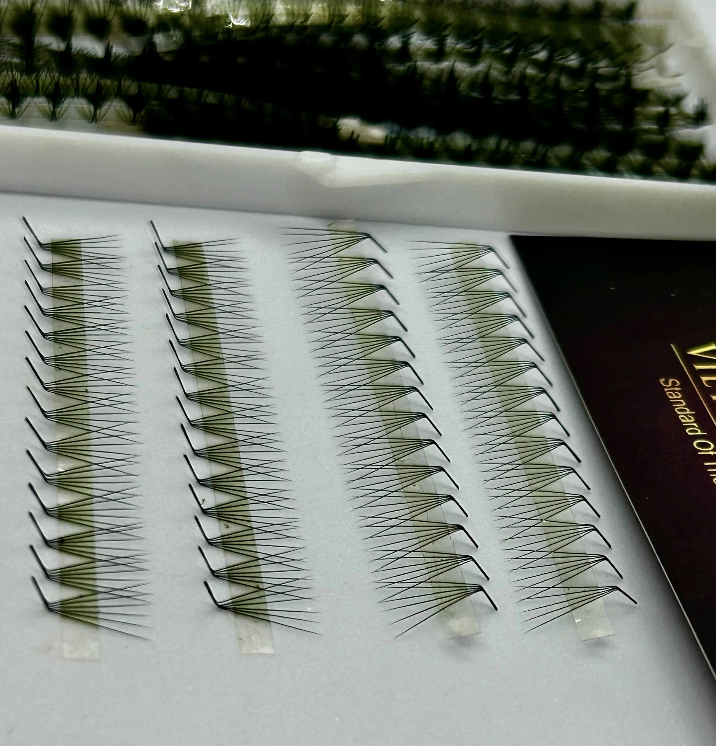Ultra-Speed Easy Fan Pre-Made 3D Super Speed Narrow Volume Fans Excellent Quality Cheap Wholesale Natural Long False Eyelashes