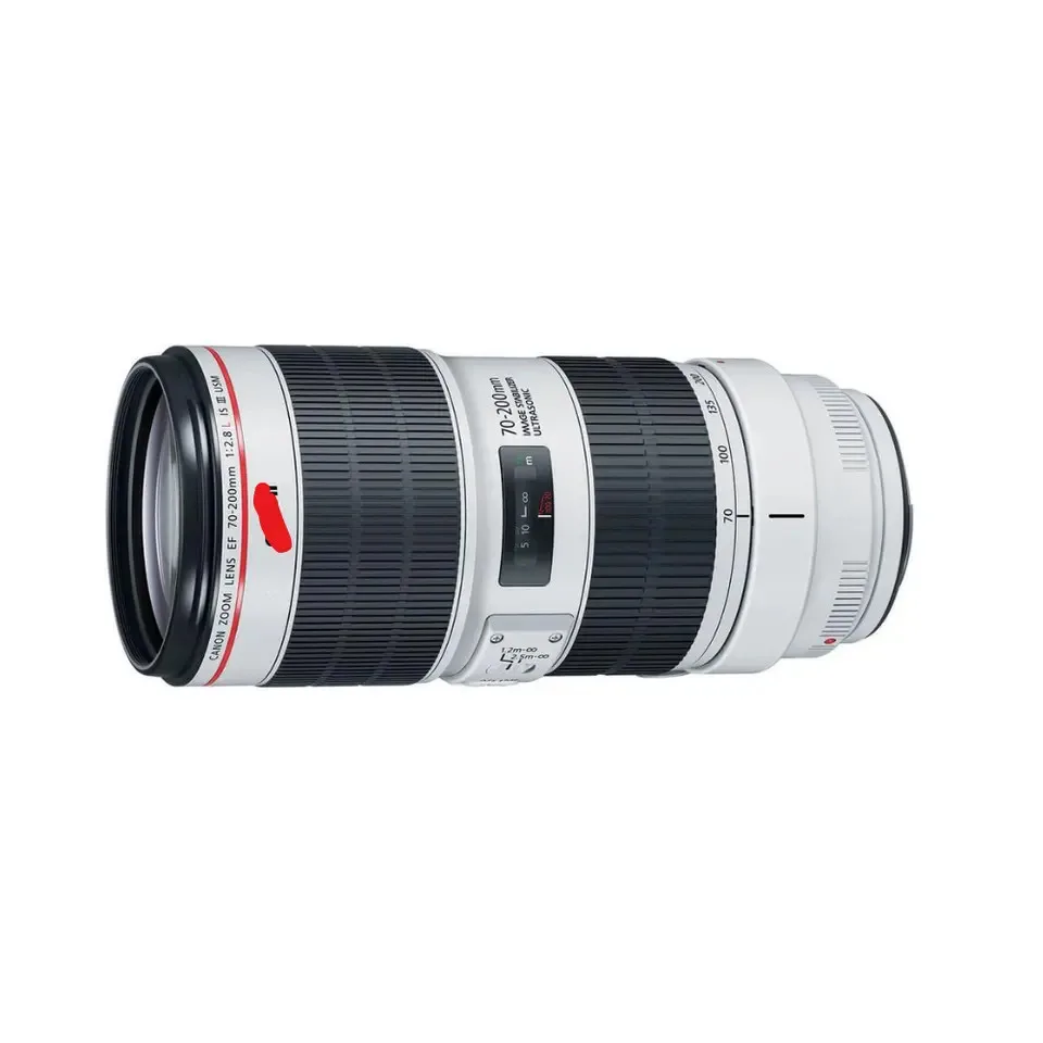 Горячий продукт EF 70-200 мм f/2.8L IS III USM объектив для цифровых зеркальных камер, белый