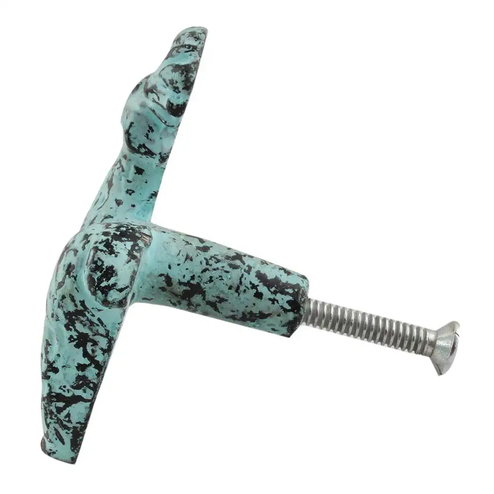 Wholesale Iron Kids Room Knobs Antique Kitchen Cupboard Cabinet Pulls Dear Decorative Modern Drawer 5.08 cm MK-260