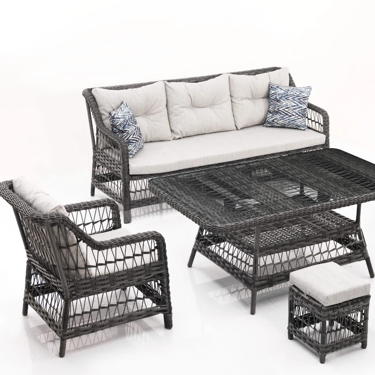 Best quality  ! Wholesale Wicker Furniture with Drawar Made inTurkey  Rattan set  Modern  Outdoor  Style in different colours