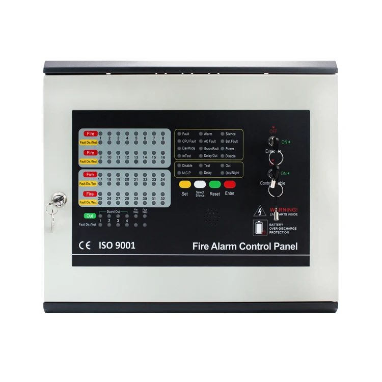 Good Quality Fire Alarm Control Panels 32 Zones Conventional Fire Alarm System Firefighting Equipment Manufacturer